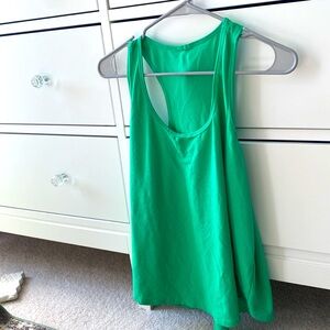 Green tank top, flowy, light weight